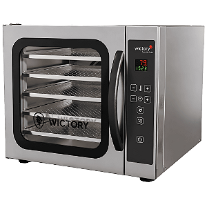 Forno Turbo Convector Elétrico Industrial de Convecção WCV-535 5 Assadeiras Pães Com Vapor Wictory