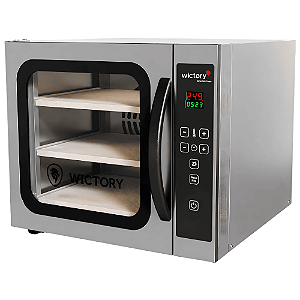 Forno Elétrico Convector Industrial de Convecção WCVP-335 3 Pedras Pães Com Vapor Wictory