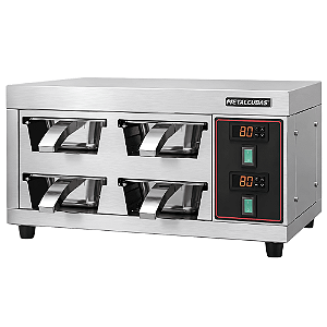 Conservador de Proteínas MCP 4 Cubas Centro Inox 1000W Metalcubas