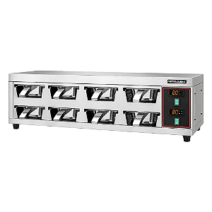 Conservador de Proteína MCP 8 Cubas Centro Inox 2000W Metalcubas