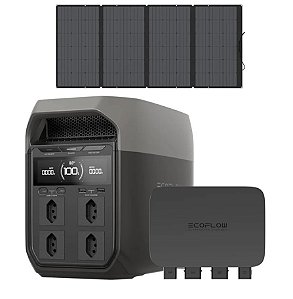 Delta 3 220V + Alternador + Painel Solar 125W