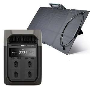 Estação Delta 3 127V + 2 Paineis Solares 125W