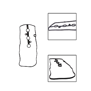 Junta Tampa de Válvulas Chery New QQ 1.0 12V 3 Cilindros