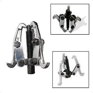 Sacador Polia E Rolamento Com 3 Garras Aço Carbono 03"Pols