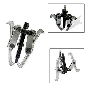 Sacador Polia E Rolamento Com 3 Garras Aço Carbono 04"Pols