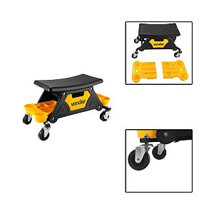 Banqueta Plástica Para Detalhador Automotivo e Mecânico