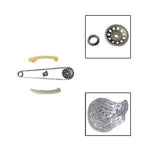 Kit Corrente Distribuição JAC J2 J3 J5 1.4 e 1.5 16V