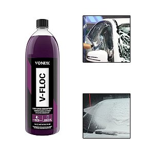 Shampoo Automotivo Vonixx V-FLOC 1,5L Alta Lubrificação