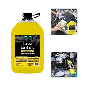 Shampoo Automotivo Vintex Lava Autos 5L Limpa Seca
