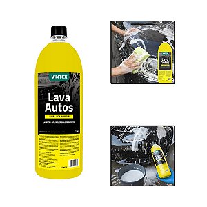 Shampoo Automotivo Vintex Lava Autos 1,5L Limpa Seca