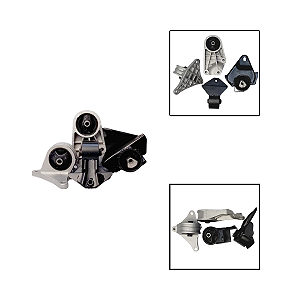 Kit 4 Coxins Motor Câmbio Face e S18 1.3 16v 2011 em Diante