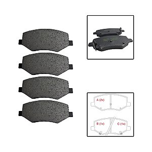 Pastilha Freio Dianteira JAC T50 1.5 e 1.6 16V