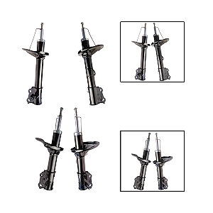 Kit 4 Amortecedores Jac J5 J6 2011 em Diante