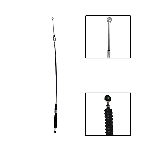 Cabo Seletor Marcha Towner Van e Furgão Olhal Olhal 86cm
