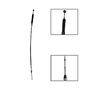 Cabo Seletor Marcha Towner Jr Effa Olhal Rosca 103x66,5cm