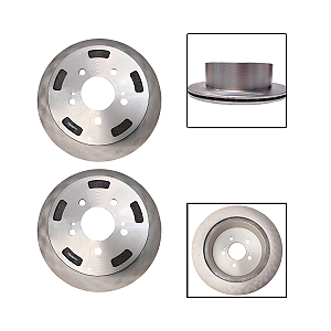 Par Disco Freio Traseiro Jac T8 2.0 16V 2014 Em Diante