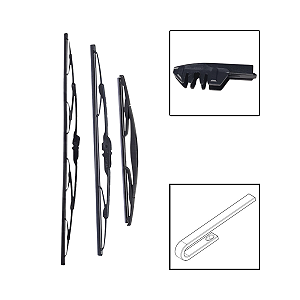 Kit Limpador Parabrisa Chery Face 2010 a 2015