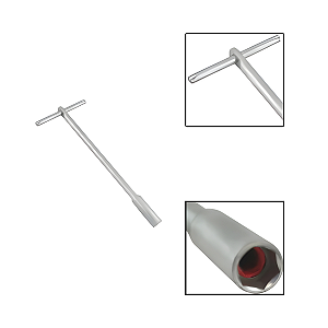 Chave De Vela 16mm Parede Fina Soquete Fixo Palio e Gol 16V
