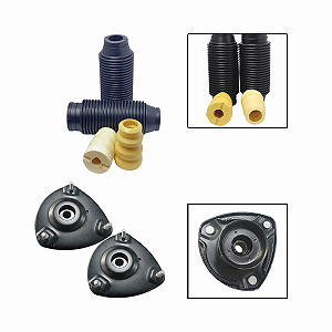 Kit Coxim Batente Dianteiro  Jac T5 1.5 16V 2016 Em Diante