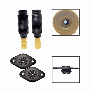 Kit Coxim Batente Traseiro Jac T5 1.5 16V 2016 Em Diante