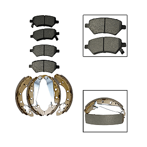 Kit Pastilha Sapata Freio Chery Celer 1.5 16V 2013 Em Diante