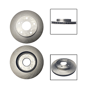 Par Disco Freio Dianteiro Effa V21 V22 V25 1.3 16V