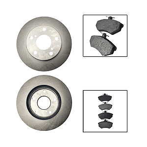 Kit Pastilhas e Discos Dianteiros Effa V21 V22 1.3 16V