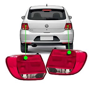 Par Lanterna Gol G6 2012 2013 2014 15 Cristal Arteb Original