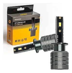 Kit Lampada Led T2 Ultra Slim H1 6000k Branco Frio Tarponn