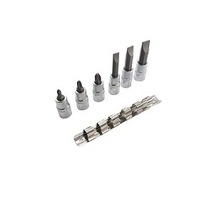 Kit Jogo Soquete 1/2 Fendas Phillips 7 PCS CR-V