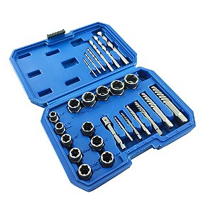 Kit Jogo Saca Parafuso Quebrado 26 Peças