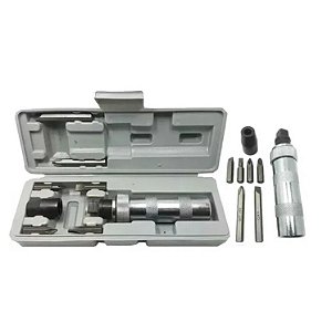 Kit Chave De Impacto Manual 1/2 Pol. Profissional Com Bits  4 Pol 10 Cm