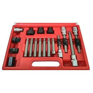 Kit Jogo Saca Polia Alternador 18 Peças