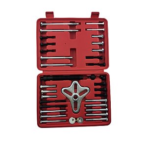 Kit Jogo Extrator Saca volante Polia 46 peças Universal