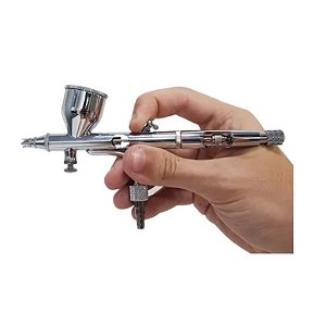 Aerógrafo Pneumático Profissional 0.2mm Dupla Ação Pro-576