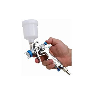 Pistola Retoque E Pintura Mini Hvlp Automotiva Pro535 Pi1