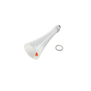 Corneta Branca Para Pistola Tornador + Mangueira Laranja