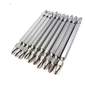 Jogo 10 Pontas Dupla Phillips Ph2 110mm S2 - Lotus 8996