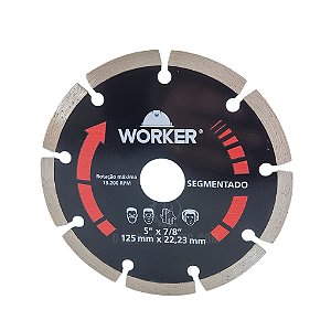 Disco Diamantado 125mm 5" (grosso) P/ Cortadora De Parede