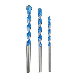 Kit Jogo 3 Brocas Multi Materiais 6, 8 e 10mm