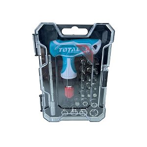 Kit Jogo Chave Catracada 24 Pçs Multi Bits / Soquetes Total