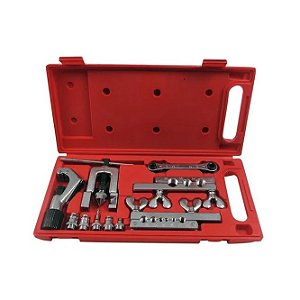 Kit Flangeador C/ Alargador Chave Catraca Corta Tubos Imp