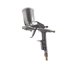 Pistola Pintura Articulada Gravidade 200ml Alumínio Bico 1,5mm