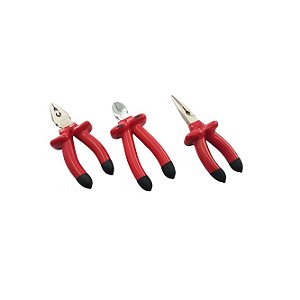 Kit Jogo Alicate 6 Pol. Isolado 1000v Corte Universal Longo