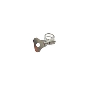 Abracadeira Rosca Sem Fim Borboleta Inox 13mm 100 Peças
