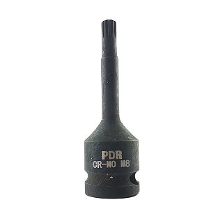 Soquete Pito Impacto Multidentado M8 CRMO 1/2