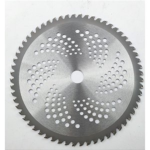 Disco Serra Circular Para Roçadeiras 60 Dentes Furo 25,4mm