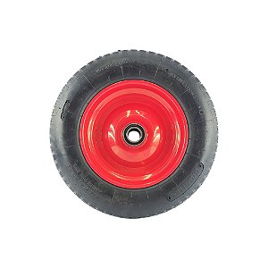 1 x Roda Pneu Completo Carrinho de Mão 100KG 3,25x8