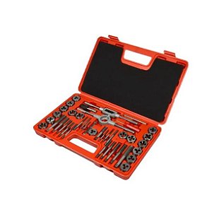 Jogo Macho E Tarraxa Para Metal Aço Tungstênio Com 40 Peças VI 904677