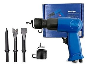 Martelete Rebarbador Pneumático Com 4 Peças Pdr Pro-300